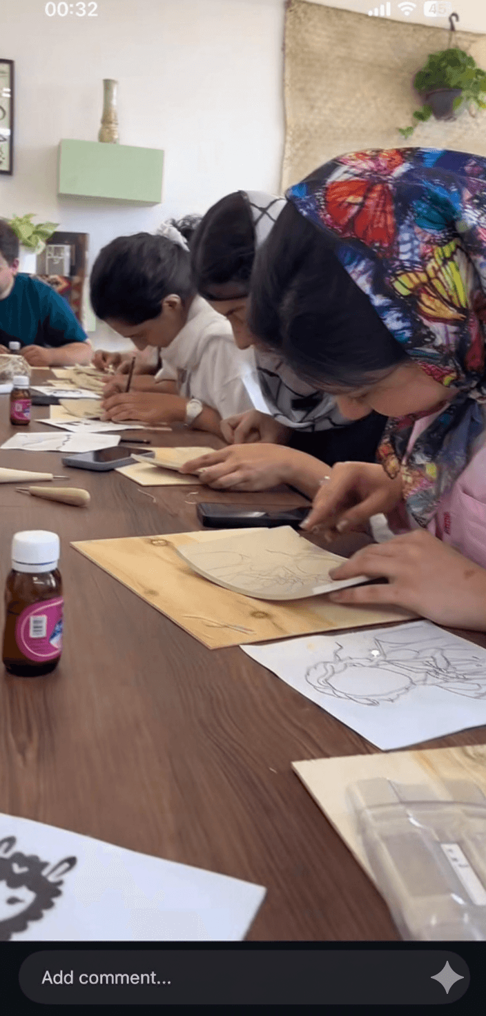 کارگاه چاپ و طراحی دستی